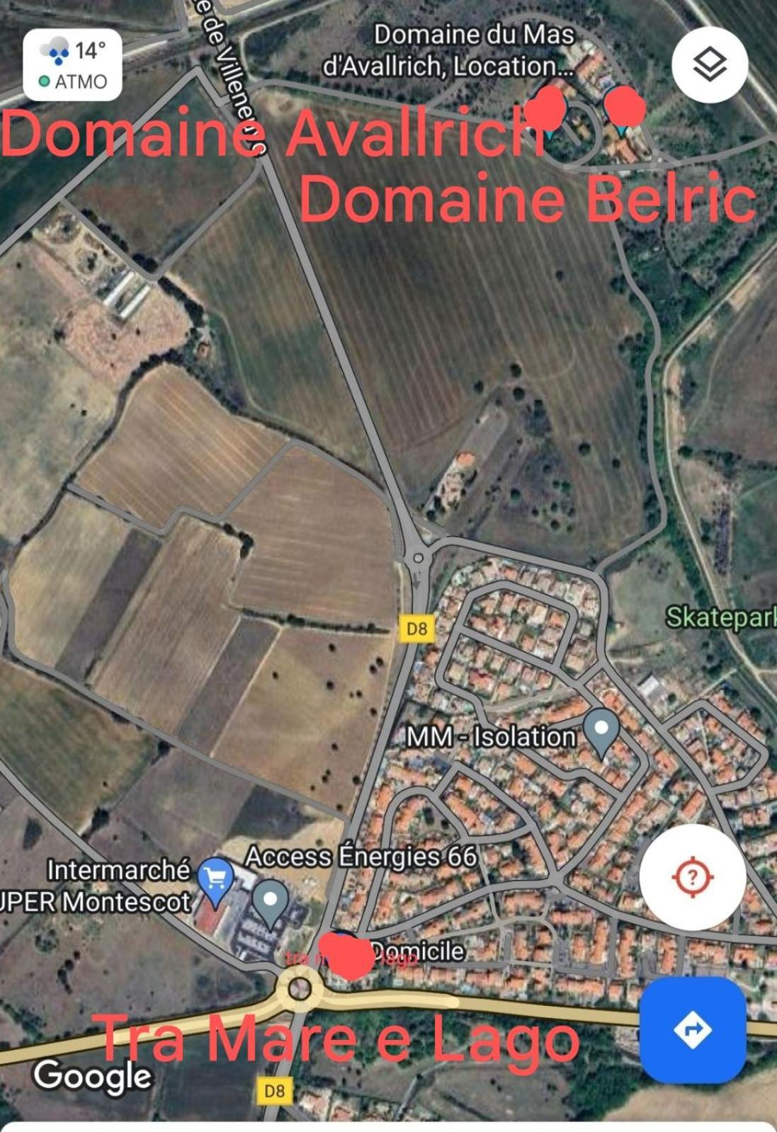 Tra Mare E Lago Montescot Экстерьер фото